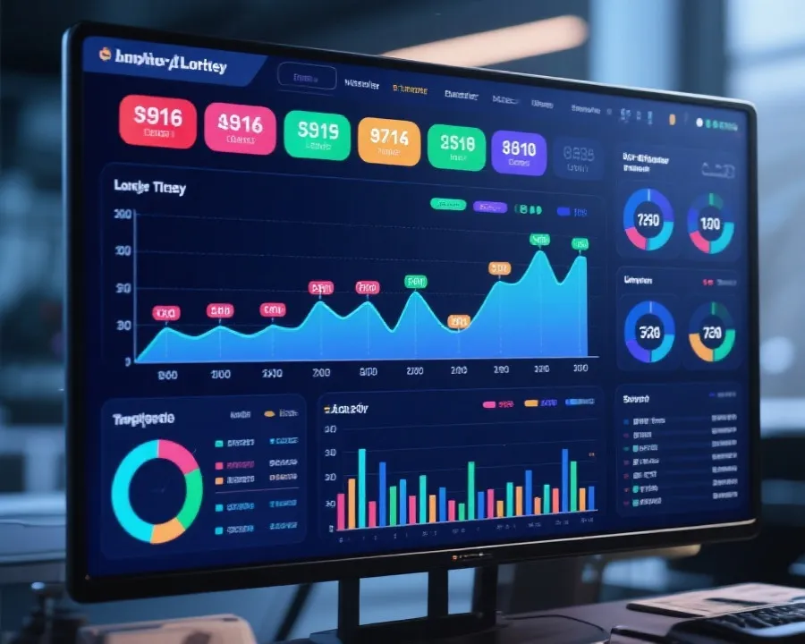 澳洲幸运5走势图与数据分析界面示意图